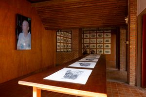 Exhibition view: Roongroj Paimyossak, Chiang Saen National Museum, Thailand Biennale, Chiang Rai 2023: _The Open World_ (9 December 2023–30 April 2024). Courtesy Thailand Biennale Chiang Rai 2023\. Photo: Wanchai Phutthawarin.